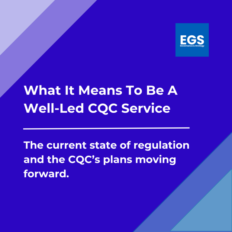 CQC Well-led