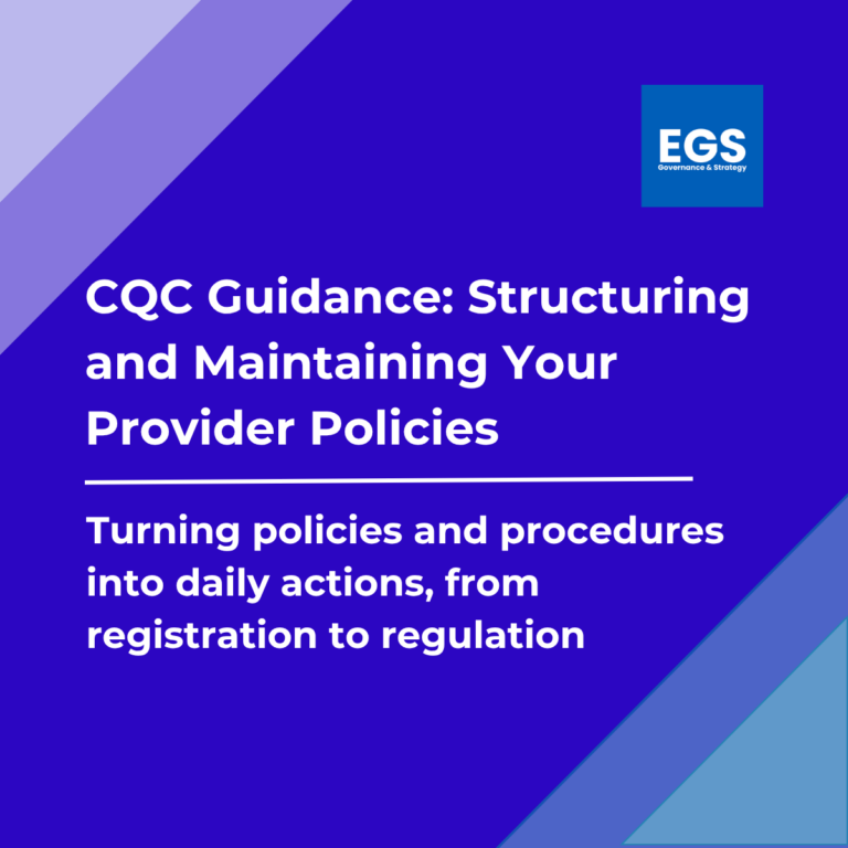 CQC Policies and Procedures